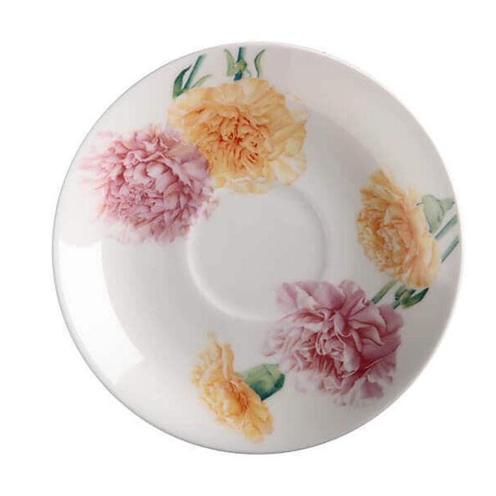 Чашка для кофе с блюдцем Maxwell & Williams Carnations FLORIADE фарфор 480 мл (2628644)