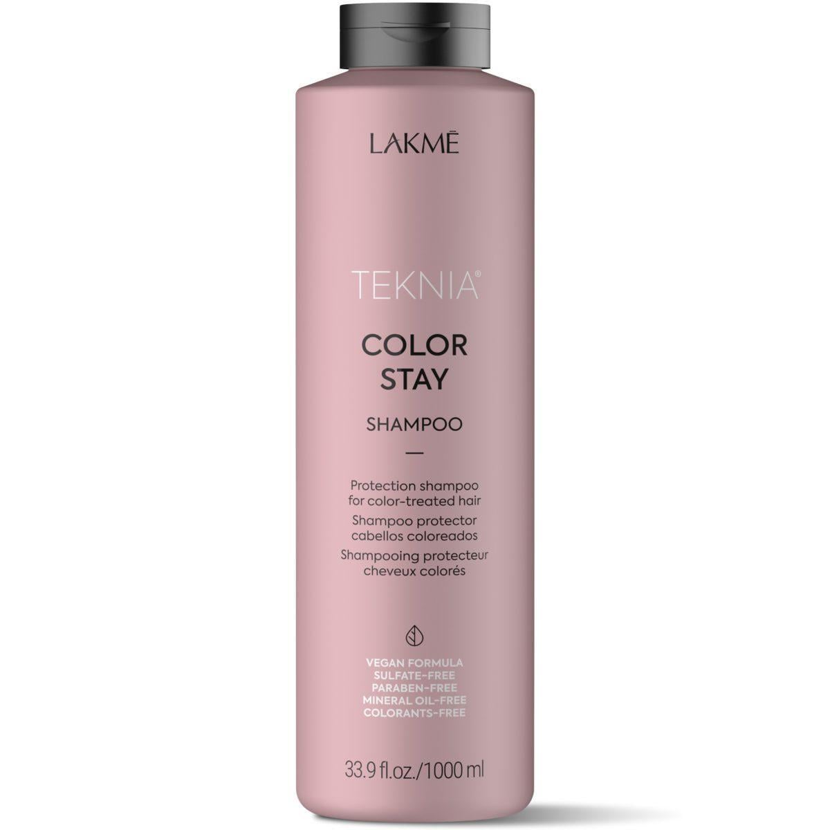 Шампунь безсульфатный Lakme Teknia Color Stay Shampoo для сохранения цвета окрашенных волос 1000 мл
