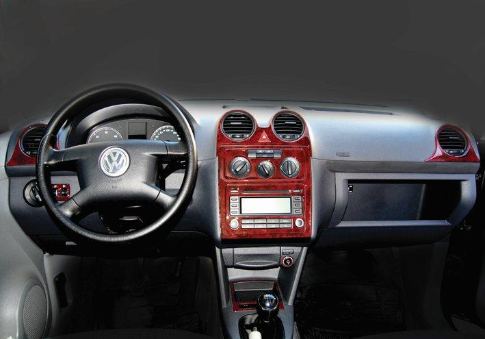 Накладки на панель Дерево Meric для Volkswagen Caddy 2004-2010 гг. пластик Фактура под дерево