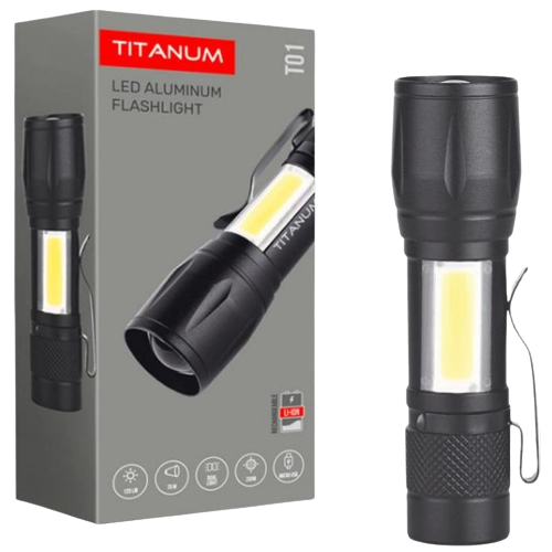 Ліхтарик портативний TITANUM TLF-T01 LED 120Lm 6500К