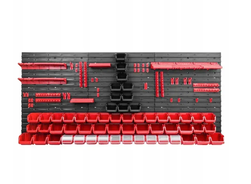 Панель для инструментов Kistenberg 173x78 см 56 контейнеров с полками и держателями (MIX536) Панель для инструментов Kistenberg 173x78 см 56 контейнеров с полками и держателями (MIX536)