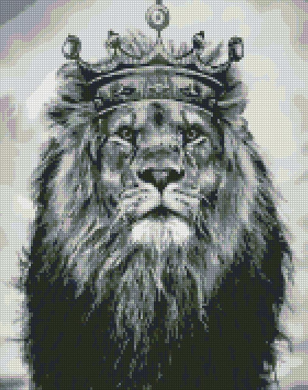 Алмазна мозаїка Ідейка Король Лев AMO7083 40x50 см (1650350074)