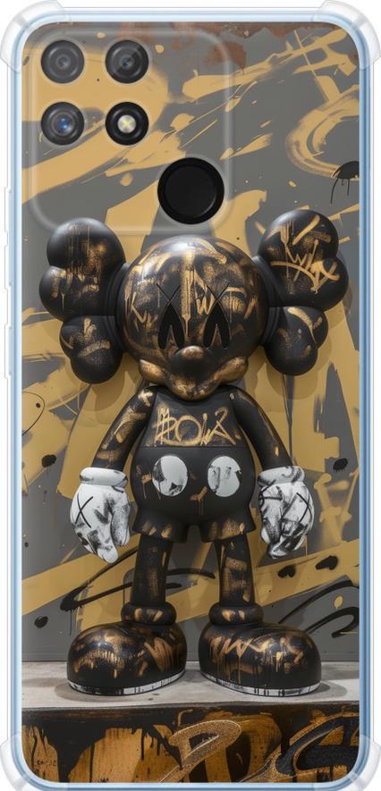 Чехол на Realme Narzo 50A Bronze kaws (6097sp-2514-42517)
