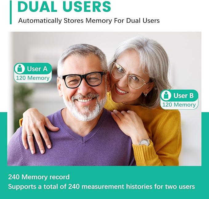 Тонометр для домашнего использования с памятью на 2x120 - фото 6 Тонометр для домашнего использования с памятью на 2x120 - фото 6