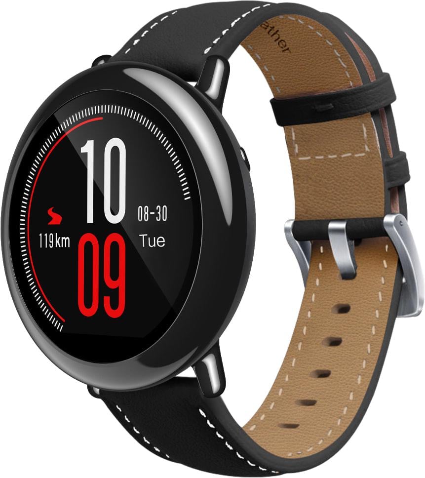 Ремешок кожаный Folsa для Amazfit Pace Black (31559-2B)