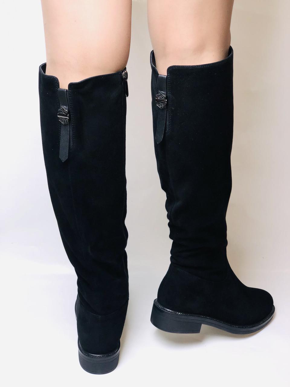 Ботфорти жіночі зимові Molka р. 38 24,0 см Чорний (2449) - фото 4 Ботфорти жіночі зимові Molka р. 38 24,0 см Чорний (2449) - фото 4