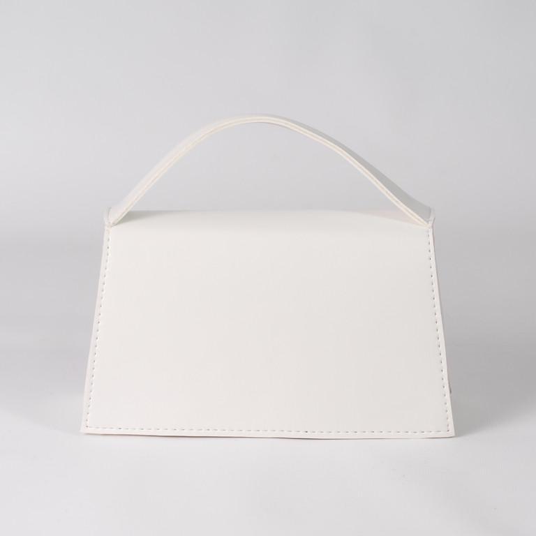 Сумка женская XENIA № 17-24 кросс-боди из гладкой экокожи Белый - фото 4