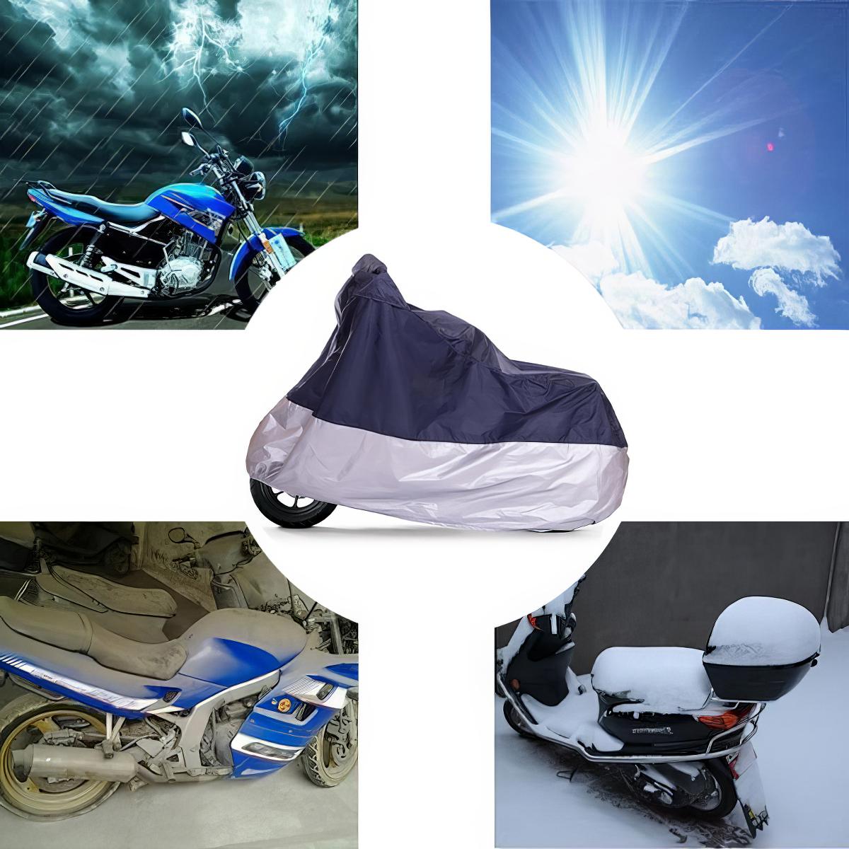 Чехол на скутер Motocicleta Cubierta QW-074 XXL 220х130х100 см (1010588-Other) - фото 2