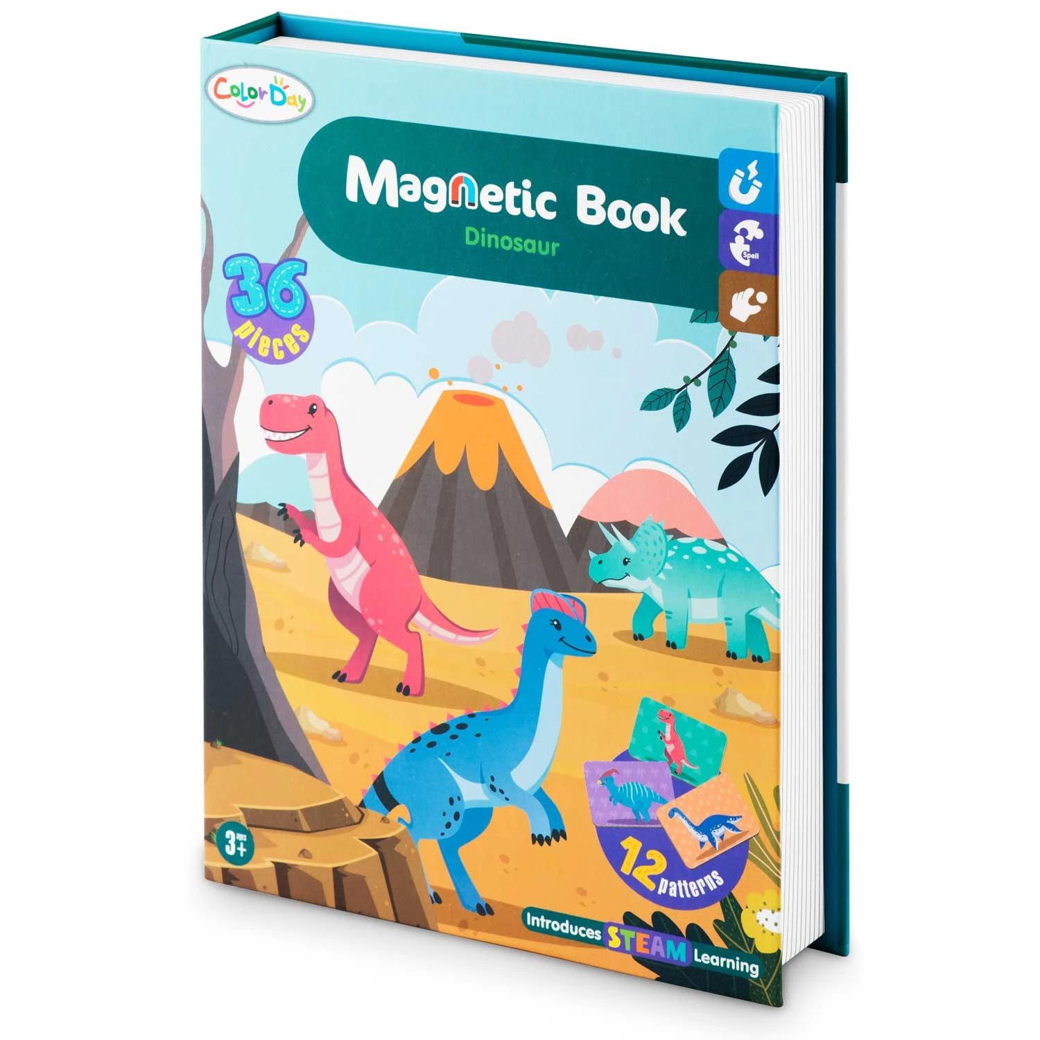 Книга-пазл магнітна Ricokids РК-770 Динозаври (777000)