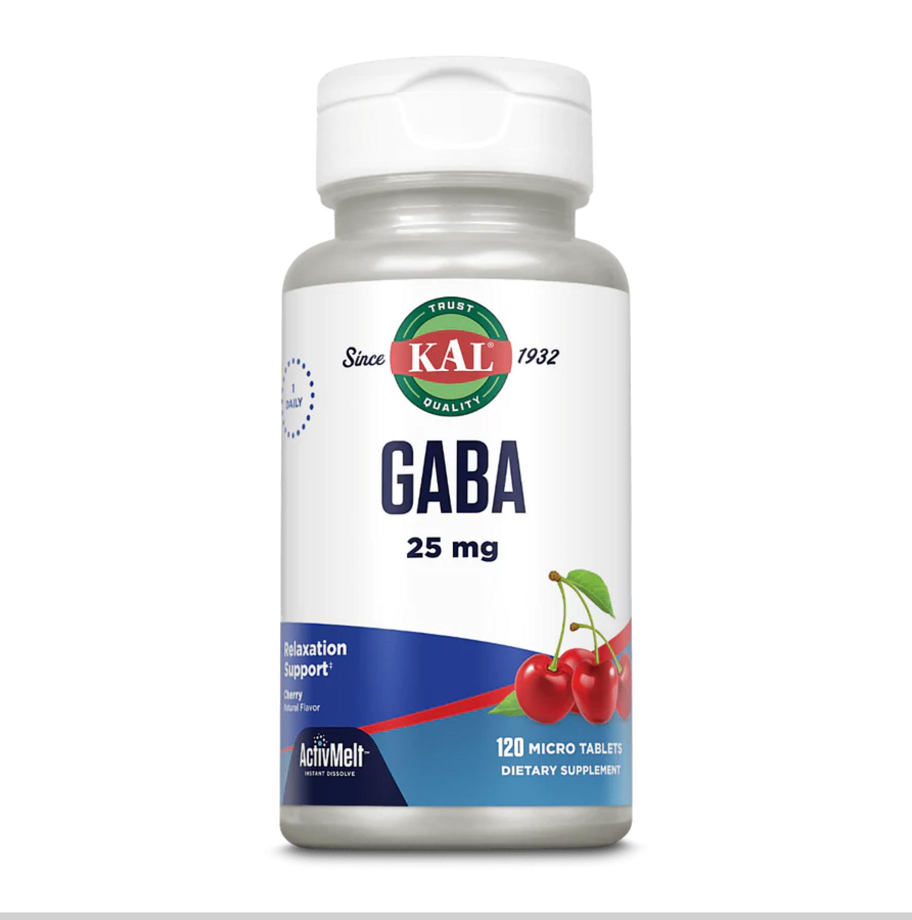 Натуральна добавка Gaba ActivMelt 25 mg 120 tabs (2023-10-2168)