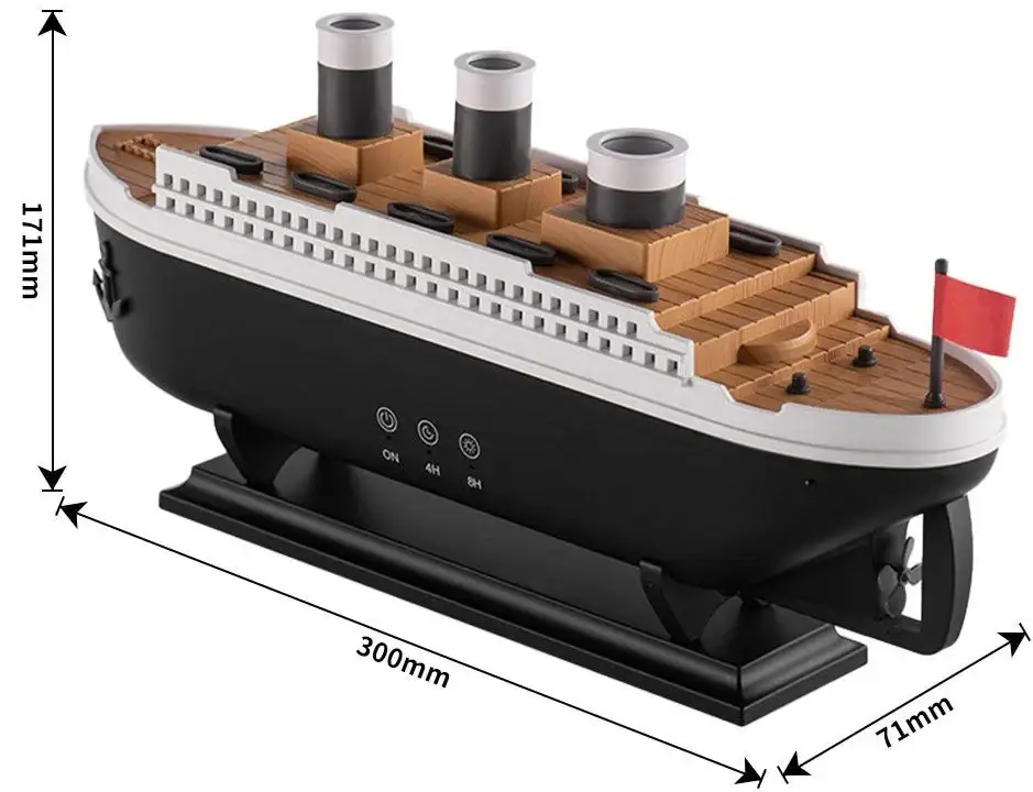 Увлажнитель воздуха Корабль RGB с пультом (27489800) - фото 8