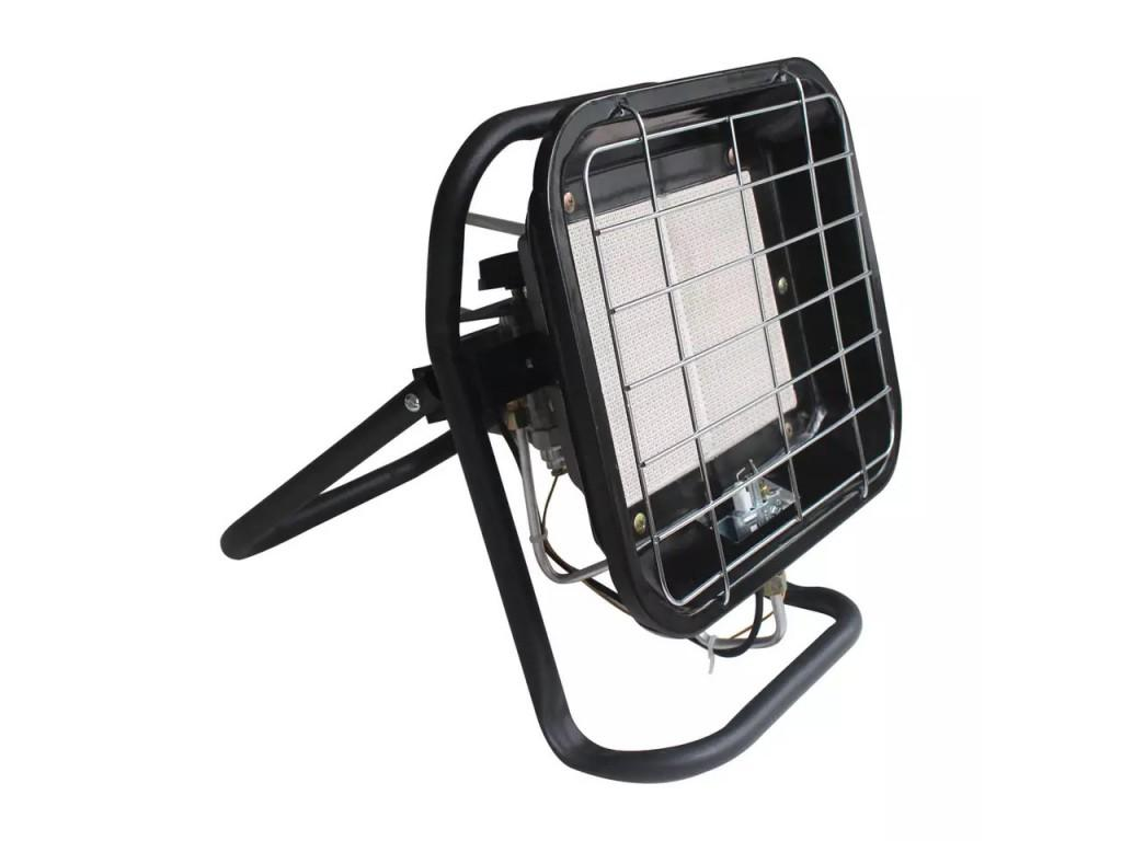 Газовый обогреватель с системой газ-контроля Вулкан 3200ГП LQ-KB4A 3,2 кВт 0,19 кг/ч 0,4 л/ч Черный (11654js)