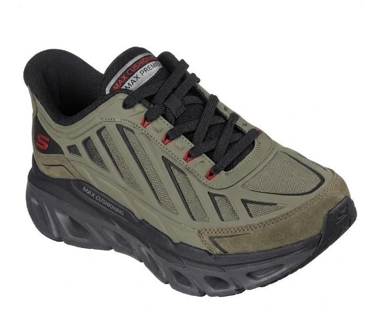 Кроссовки мужские Skechers 233421 OLBK р. 43 Оливковый (36565062)