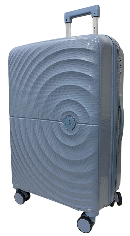 Чемодан средний Madisson Snowball 42203 полипропилен Голубой