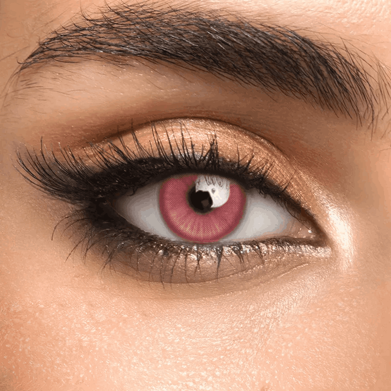 Контактные линзы красные Elite Lens Дрим Ред +0,00 14,5 мм 2 шт. Красный (25906775)