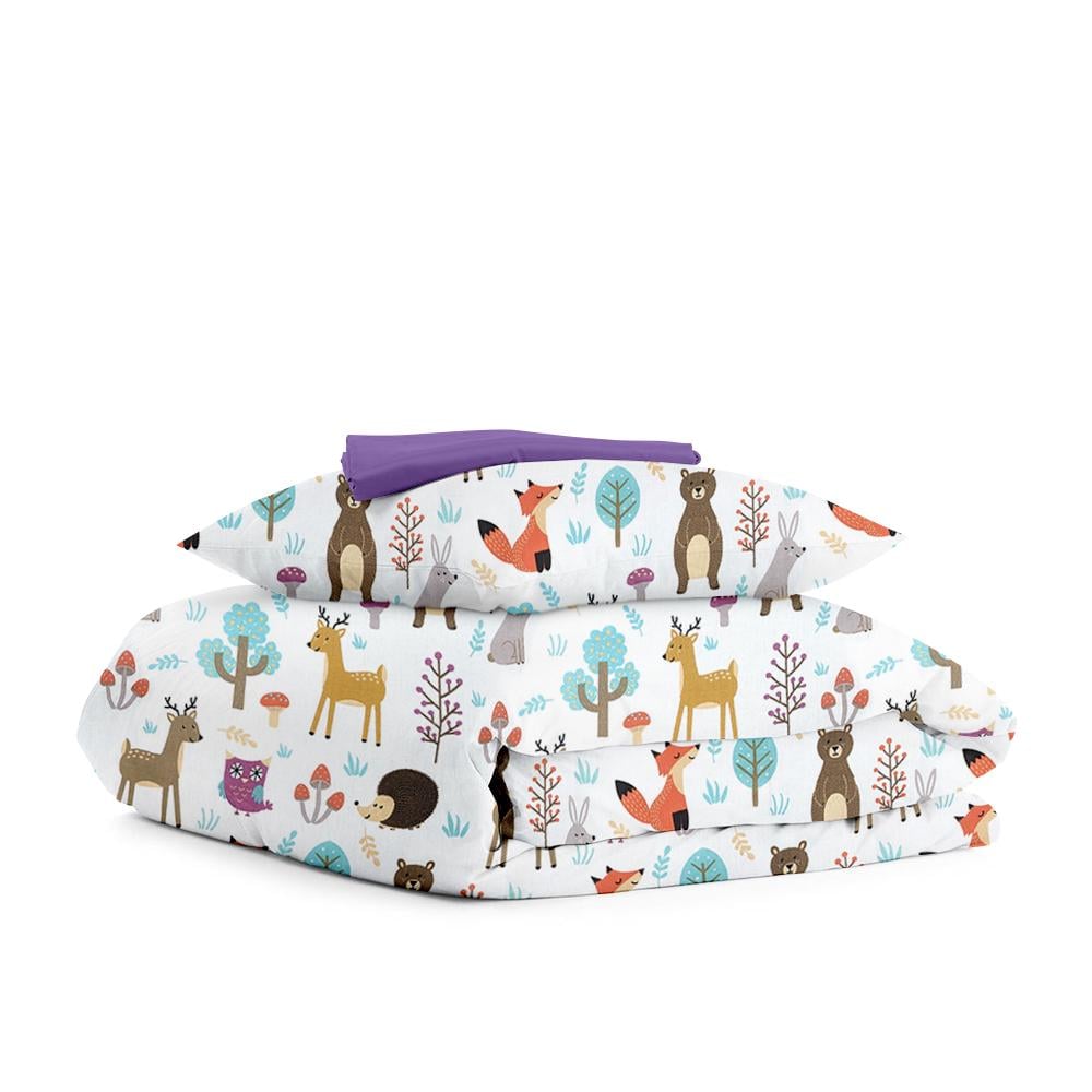 Комплект белья Cosas Happy birds постельного подросткового на резинке 160х220 см (4822052108895)