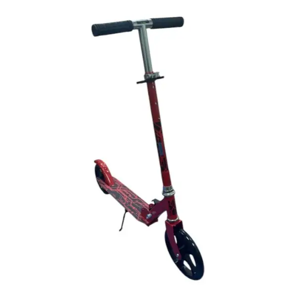 Самокат на великих колесах Scooter Червоний - фото 2