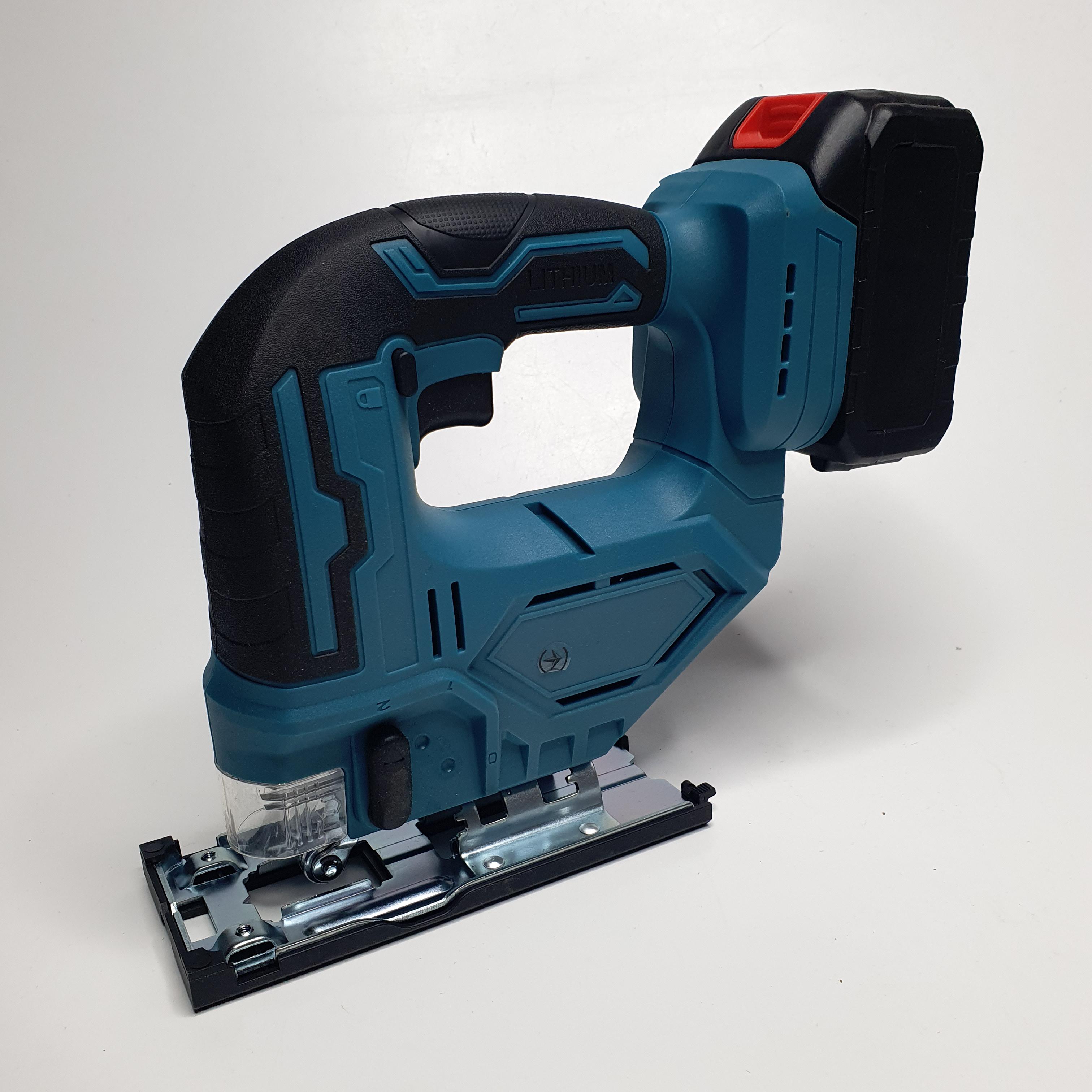 Лобзик аккумуляторный 24V с 2 АКБ в пластиковом кейсе с регулировкой скорости и угла наклона Синий (DN-82) - фото 2 Лобзик аккумуляторный 24V с 2 АКБ в пластиковом кейсе с регулировкой скорости и угла наклона Синий (DN-82) - фото 2