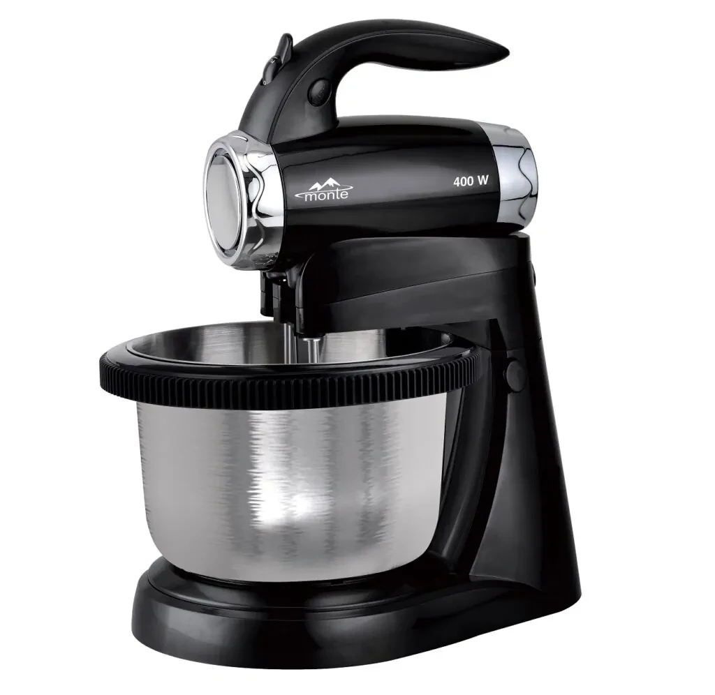 Міксер стаціонарний Monte MT-2020 400 Вт 2,5 л з нержавіючої сталі 6 швидкостей/турбо