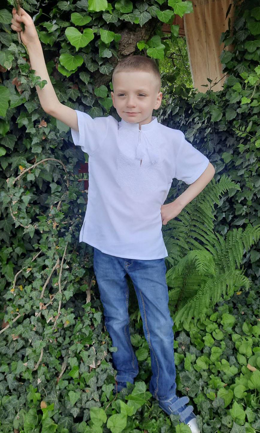 Вишиванка для хлопчика Вишиваночка р. 110 Білий (717-0к) - фото 3 Вишиванка для хлопчика Вишиваночка р. 110 Білий (717-0к) - фото 3