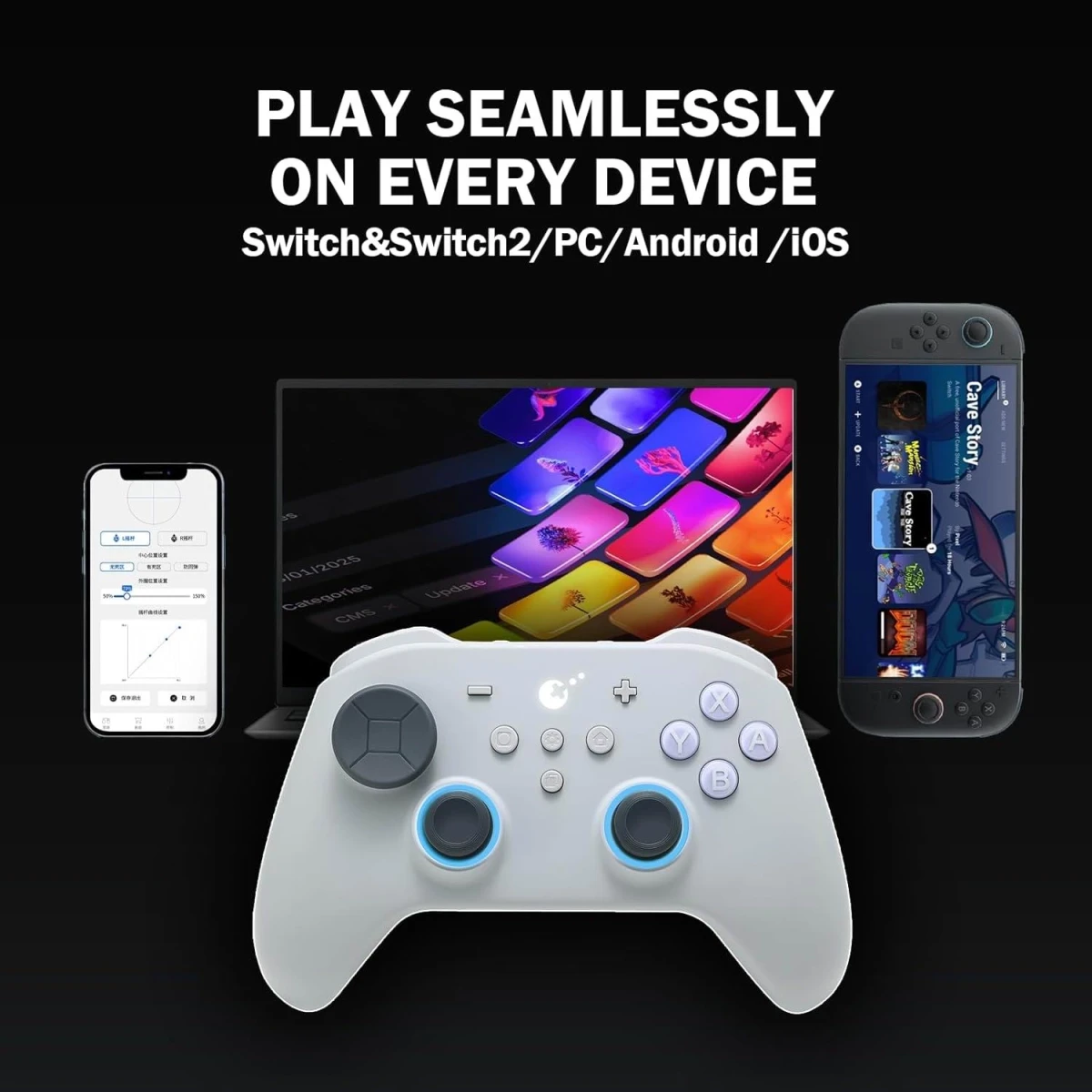 Геймпад GuliKit TT MAX Win Switch Android and iOS Черный (32646407) - фото 4
