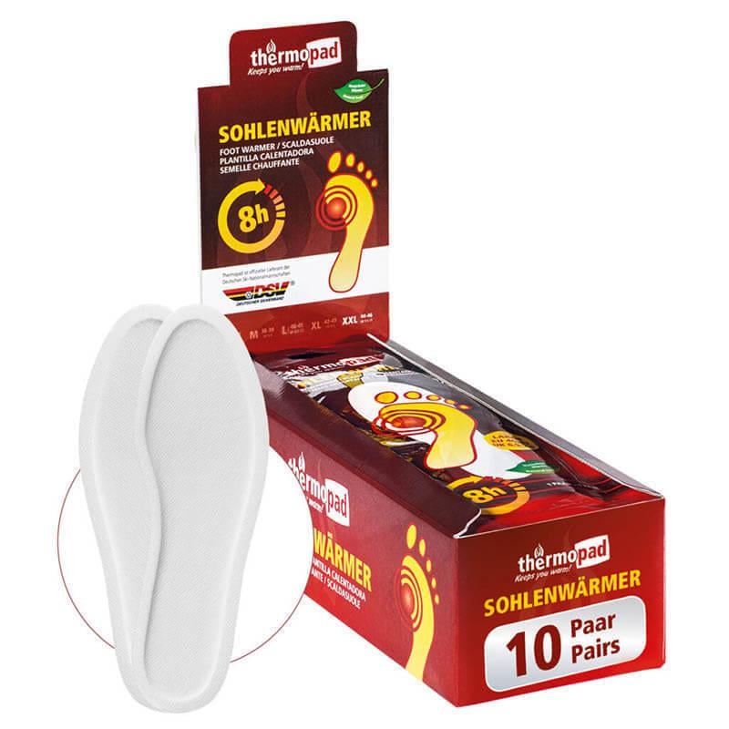 Набор химических грелок-стелек Thermopad Foot Warmer 10 пар р. 44-46 XXL (TPD 78195)