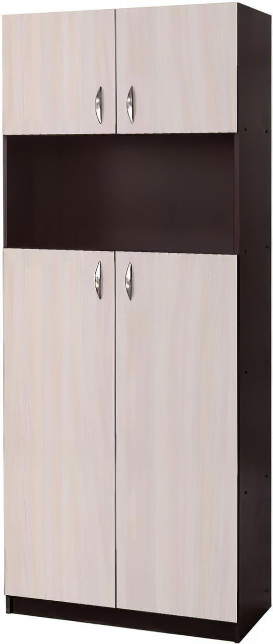 Шкаф для документов МАКСИ-МЕбель тип L 800х2000х450 Венге магия/Дуб молочный (8777)