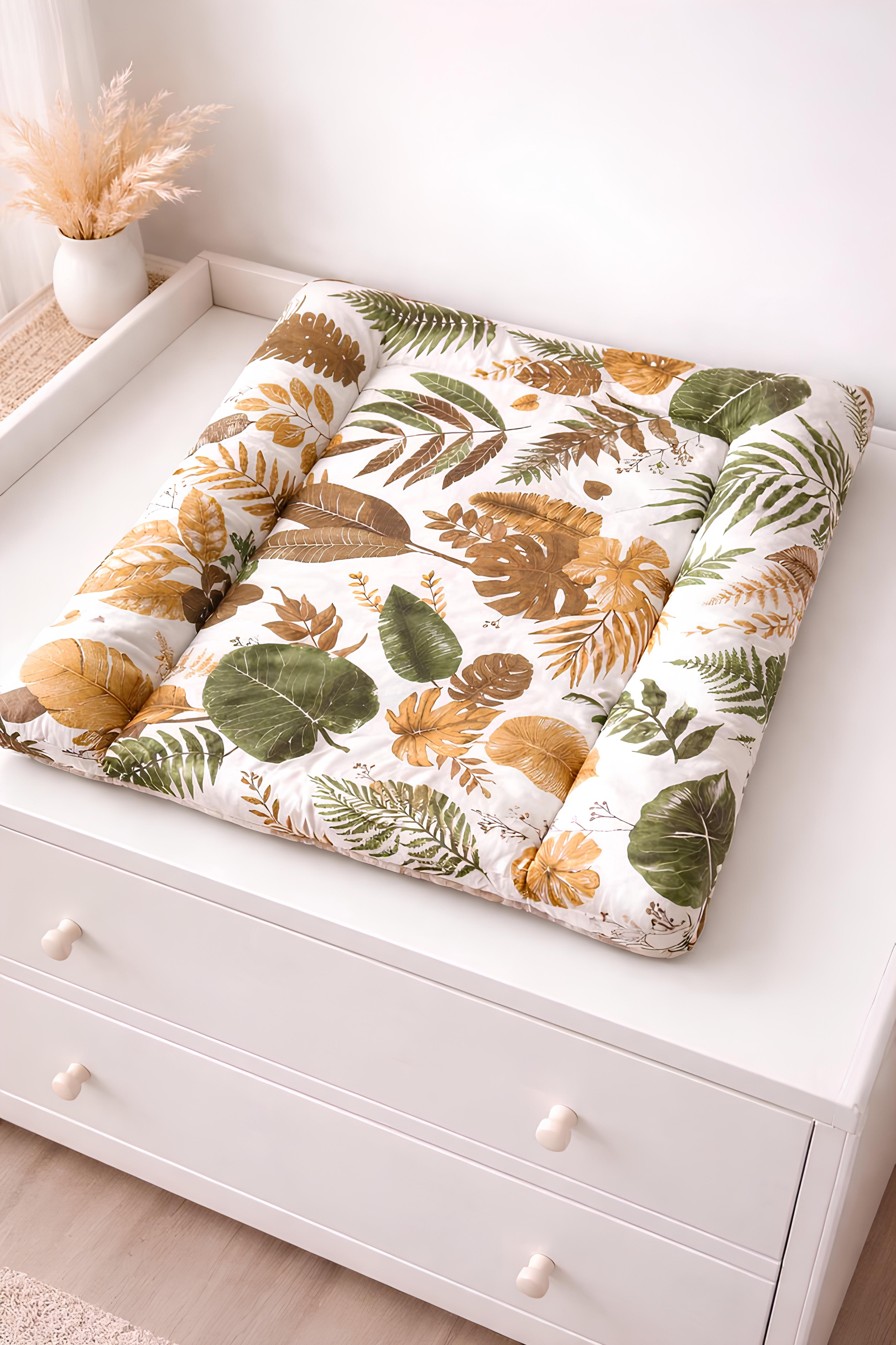 Матрас для пеленания BST с бортами синтепон съемный универсальный 70х55 см Розовый (68f238ae)