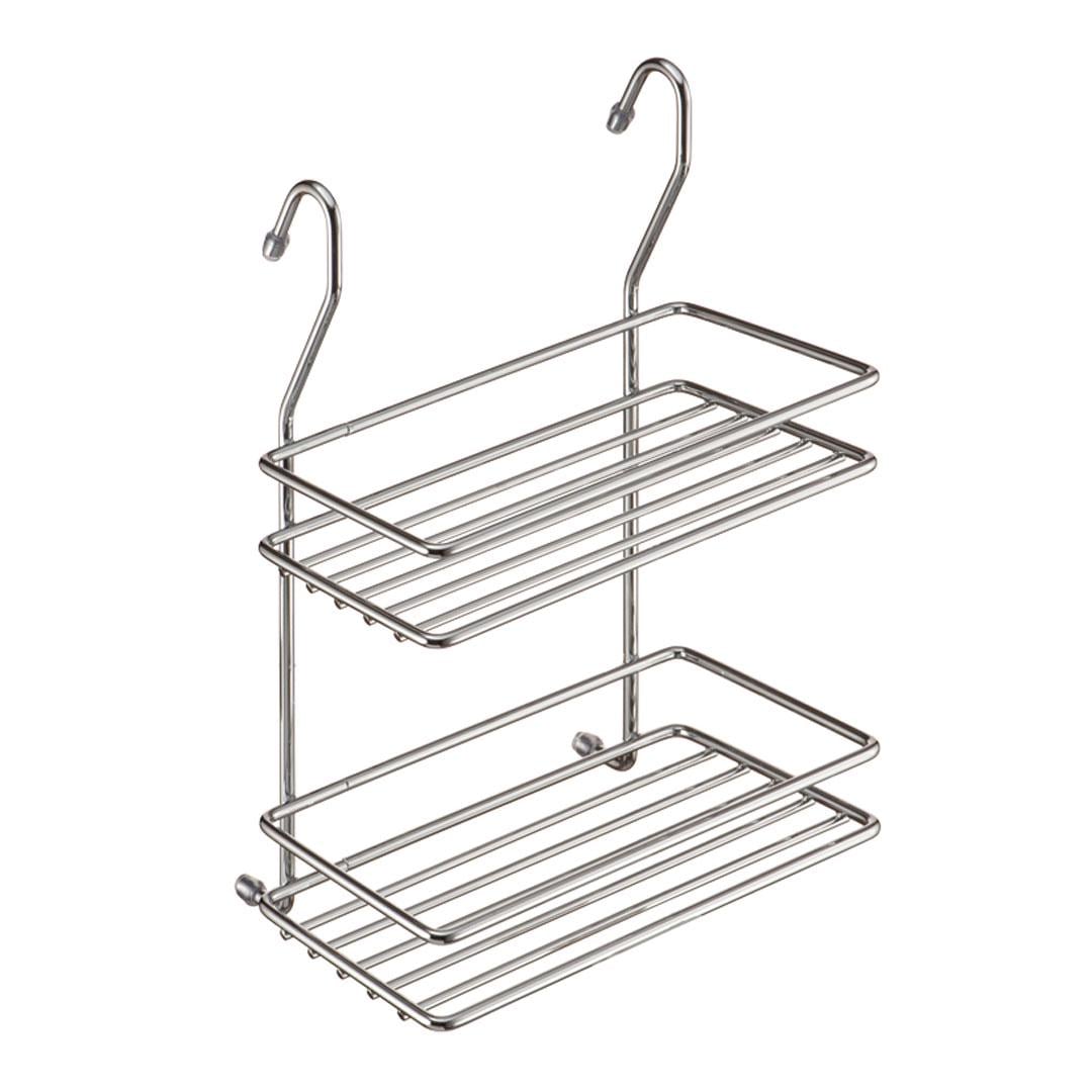 Полка на рейлинг Lemax двухъярусная Хром (MX-066)