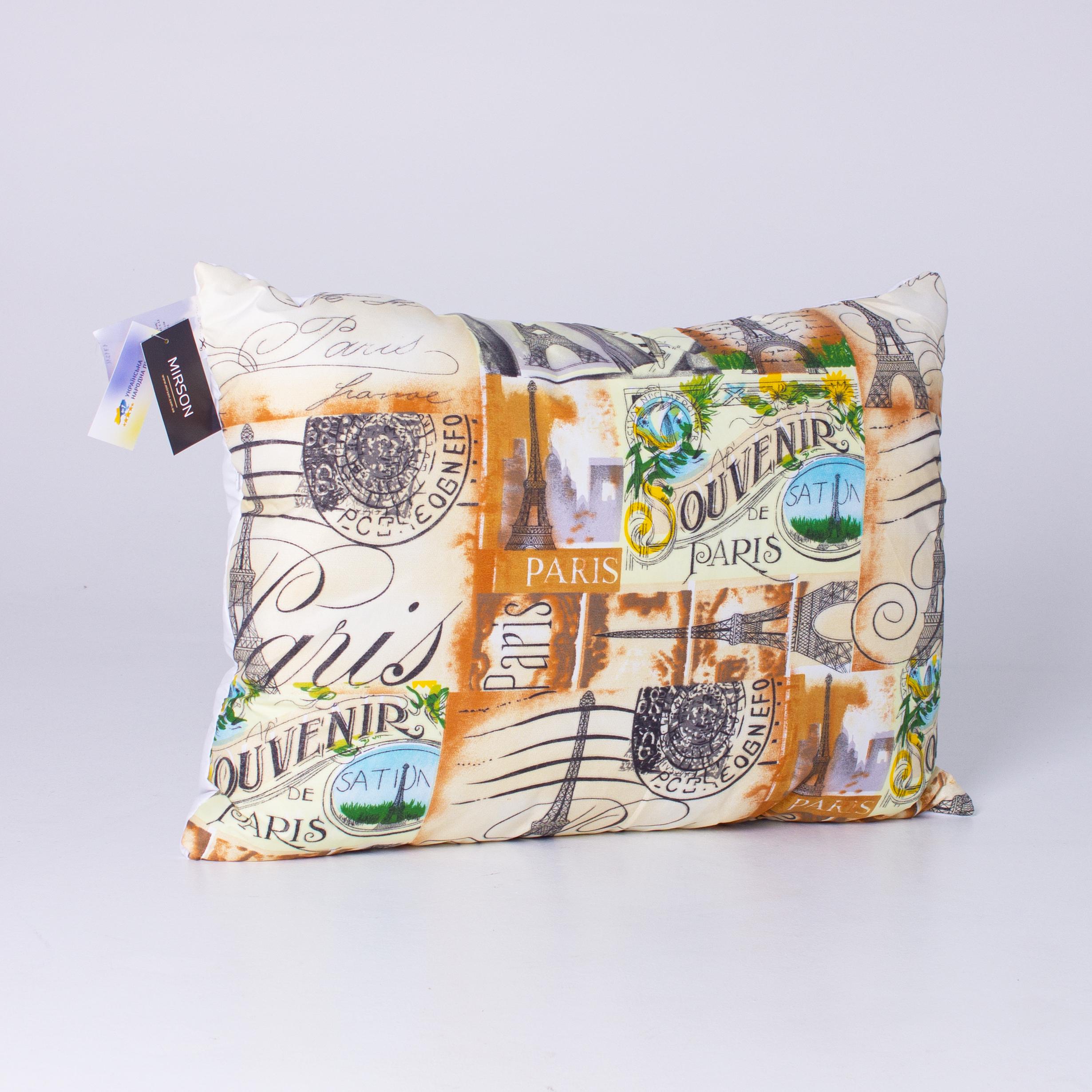 Подушка шелковая MirSon №5514 Print Line Abriola средняя 50х70 см (2200006112563)