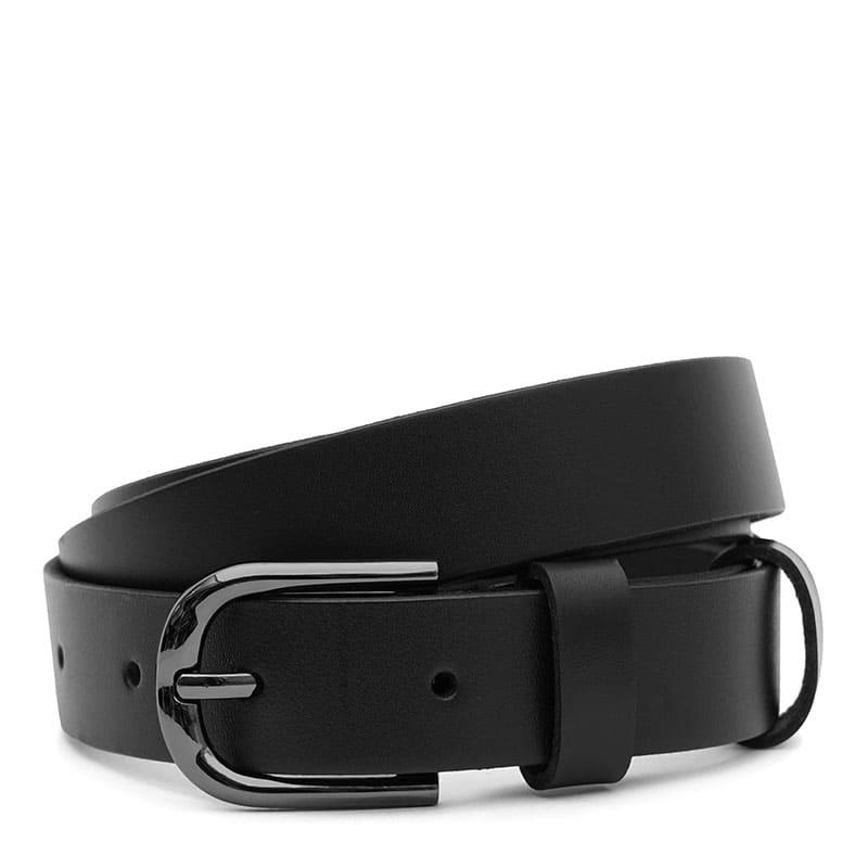 Ремень женский кожаный Borsa Leather 110v1genw35 Black