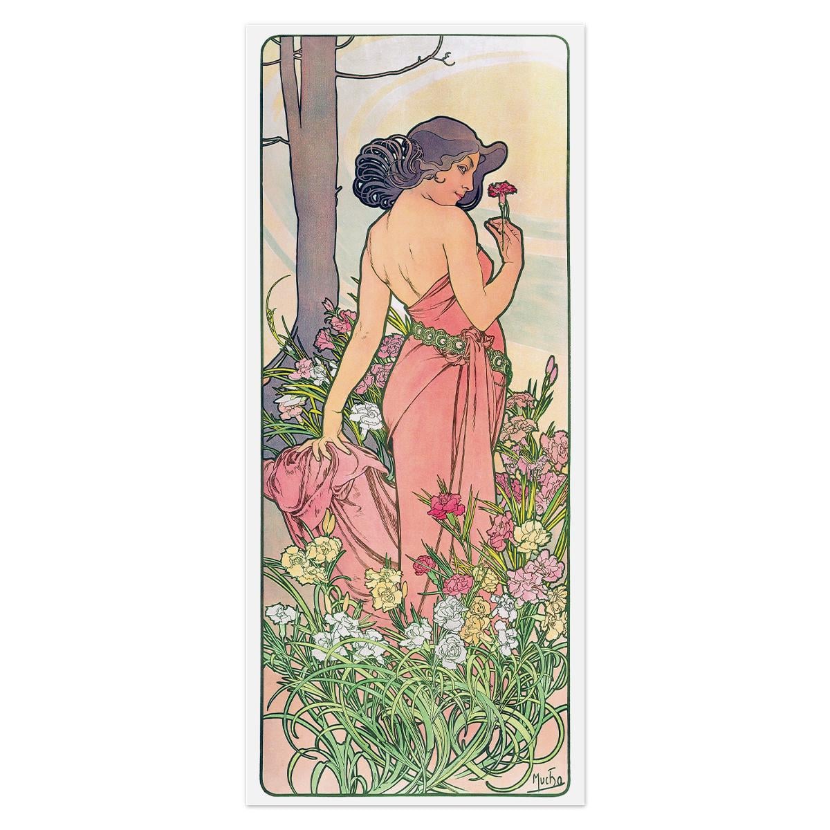Плакат The Flowers Carnation 1897 52x120 см (0006)
