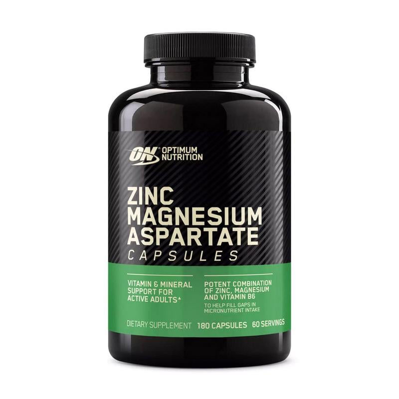 Комплекс ZMA Optimum Nutrition Zinc Magnesium Aspartate 180 капс.