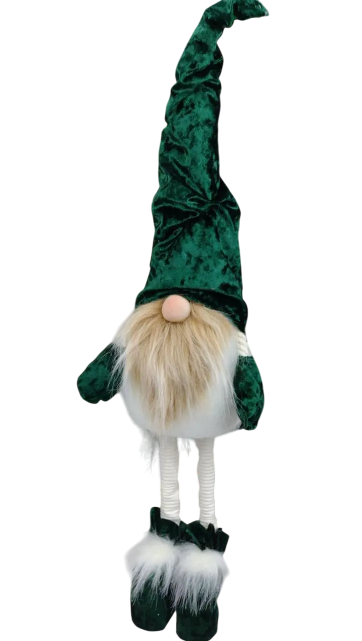 Мягкая игрушка новогодняя Гном скандинавский с бородой и колпаком 50 см Зеленый (147-41-Гном №27) Мягкая игрушка новогодняя Гном скандинавский с бородой и колпаком 50 см Зеленый (147-41-Гном №27)