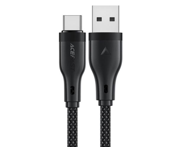 Кабель Data Acefast C8-04 USB-Type-C 1,2 м Black (066974316282693)