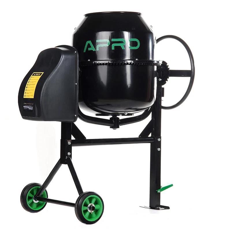 Бетономешалка Apro СМ-120 28-30 об/мин. 550 Вт 120 л венец из чугуна кабель 2,1 м (83739/899512) - фото 4