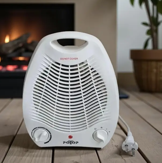 Тепловентилятор спиральный электрический 2000 Вт до 22 м2 (30164922)