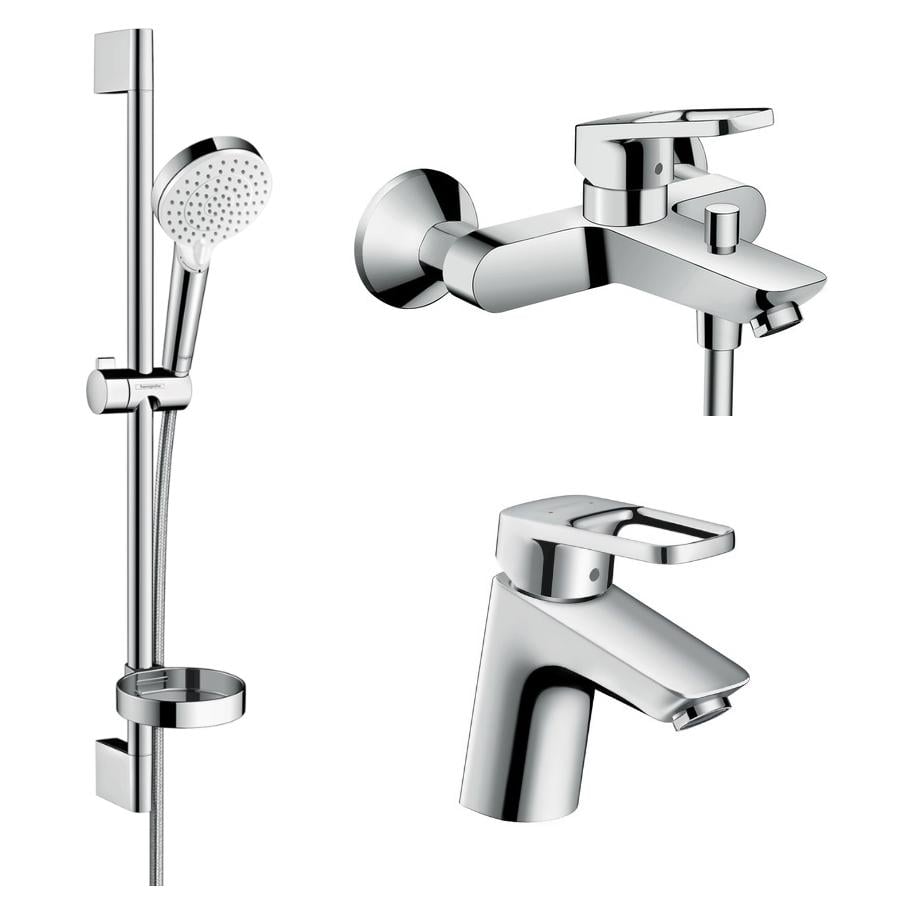Набор смесителей для ванны Hansgrohe LOGIS LOOP 1042019 Хром (71780)