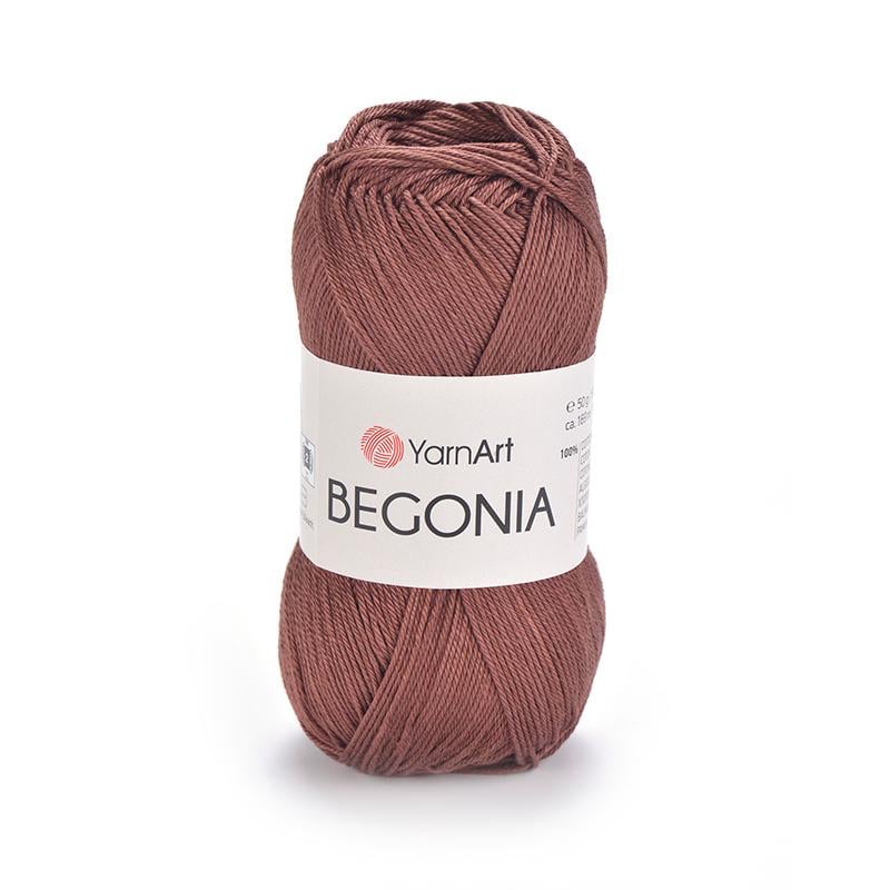 Пряжа YarnArt Begonia 0077 Шоколад (29903057)