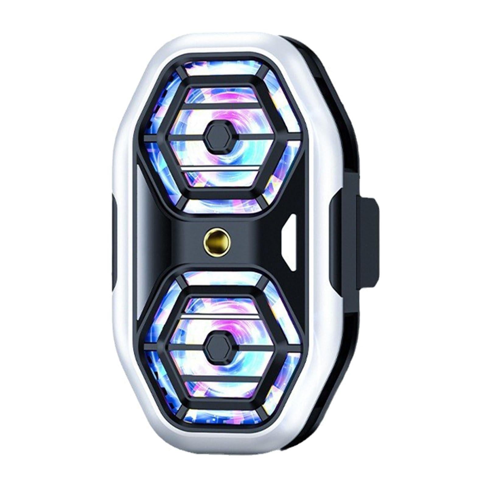 Кулер для телефона DY58 RGB с двумя вентиляторами и подсветкой (N-055)