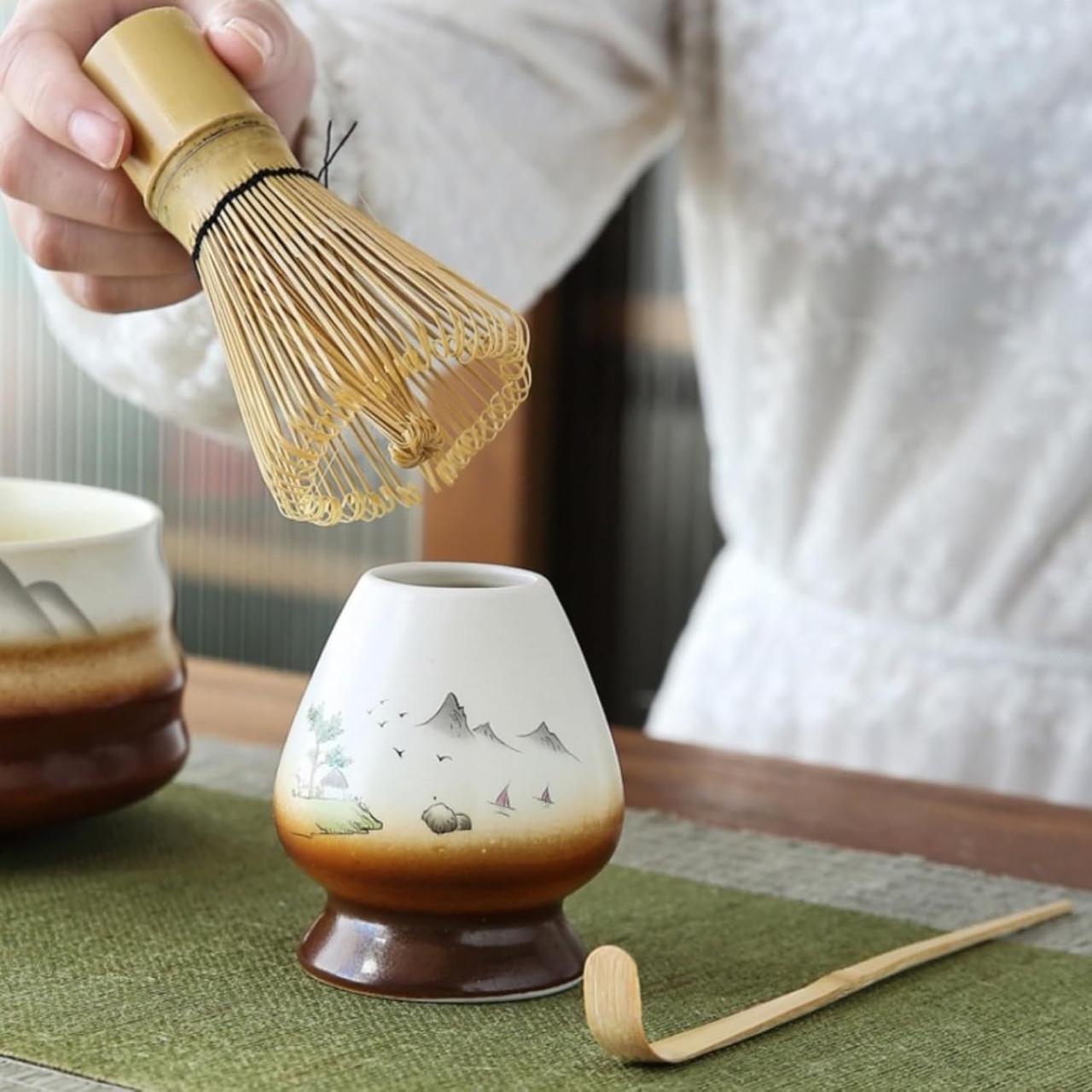 Набір аксесуарів для приготування матча чаю Japanese Landscape 4 предметів (JP2) - фото 8 Набір аксесуарів для приготування матча чаю Japanese Landscape 4 предметів (JP2) - фото 8