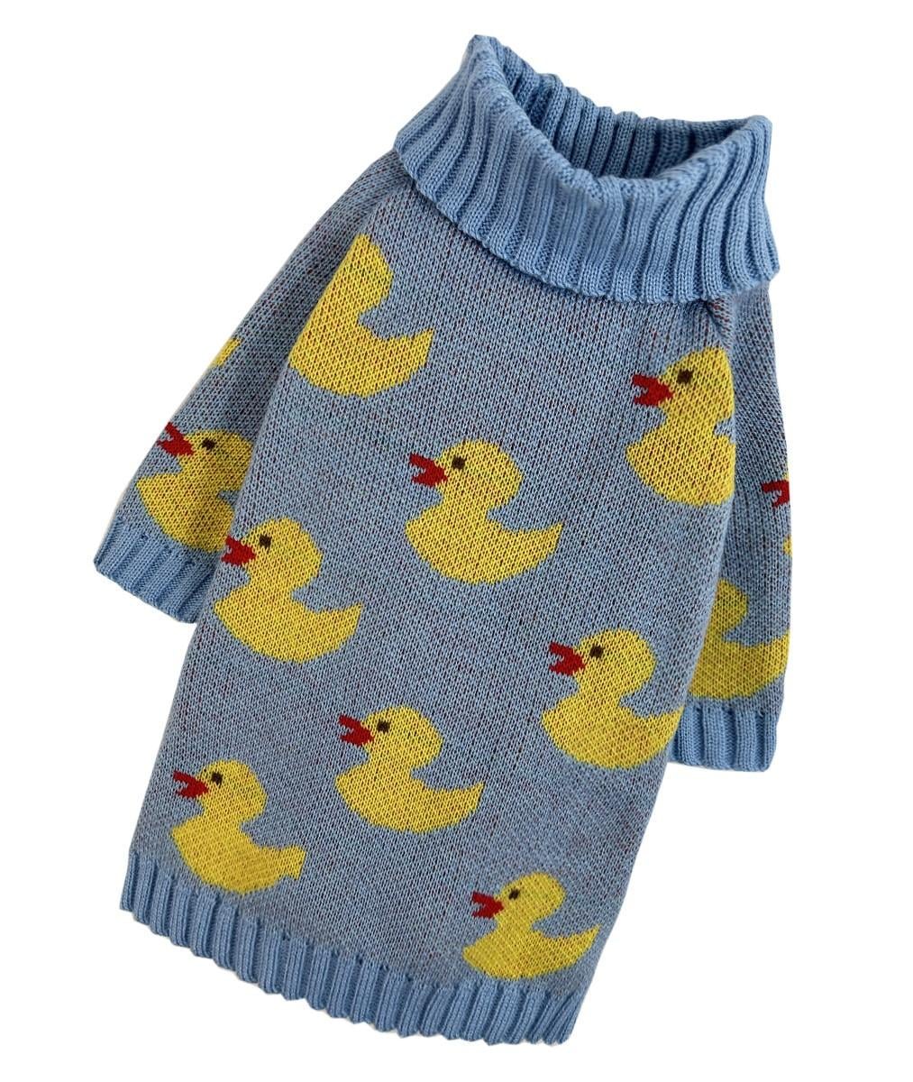 Свитер для собак Dogs Bomba Y-343 Утята вязаный р. 3 Голубой (89295943)