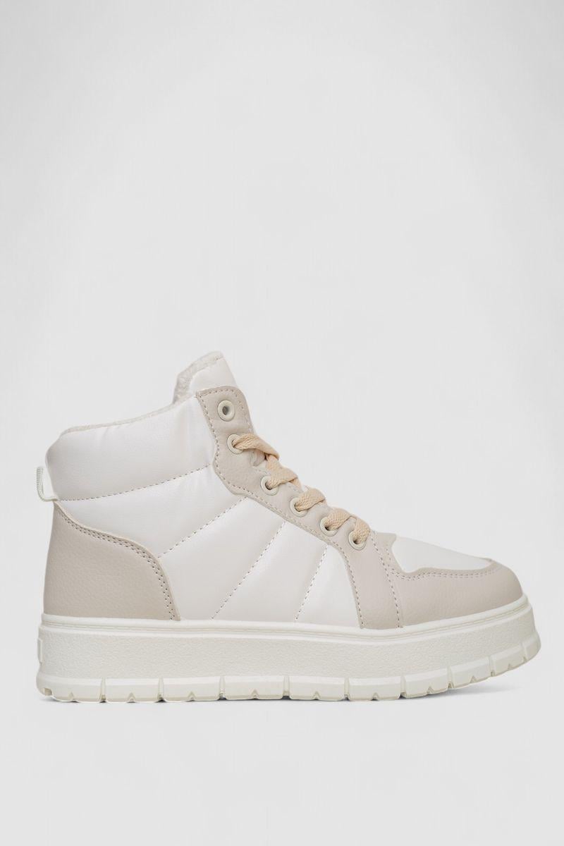 Кроссовки женские зимние Stilli 248RMB02 р. 37 Бело-бежевый (115435_830826)