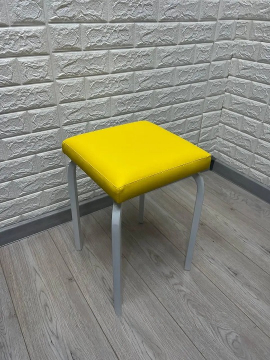 Табурет кухонний Tutty 30х30х45 см Жовтий/Білий (28374068)