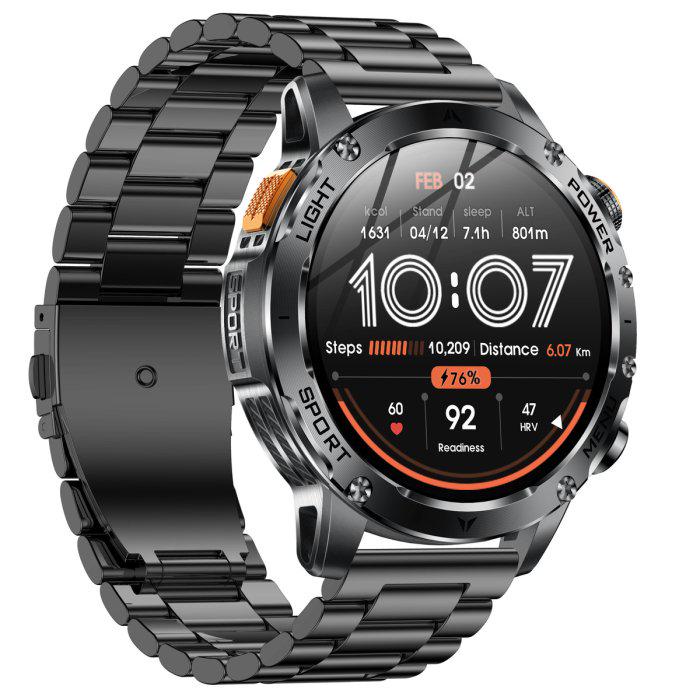 Смарт-годинник UWatch Smart Power Ultra Black Steel (2052) - фото 4 Смарт-годинник UWatch Smart Power Ultra Black Steel (2052) - фото 4