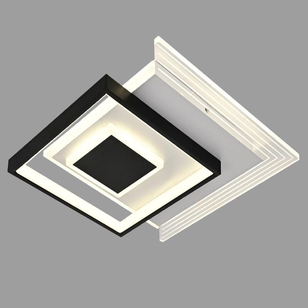 Люстра потолочная светодиодная Light House SY-20259/S BK/WH 410х410х60 94W Белый/Черный
