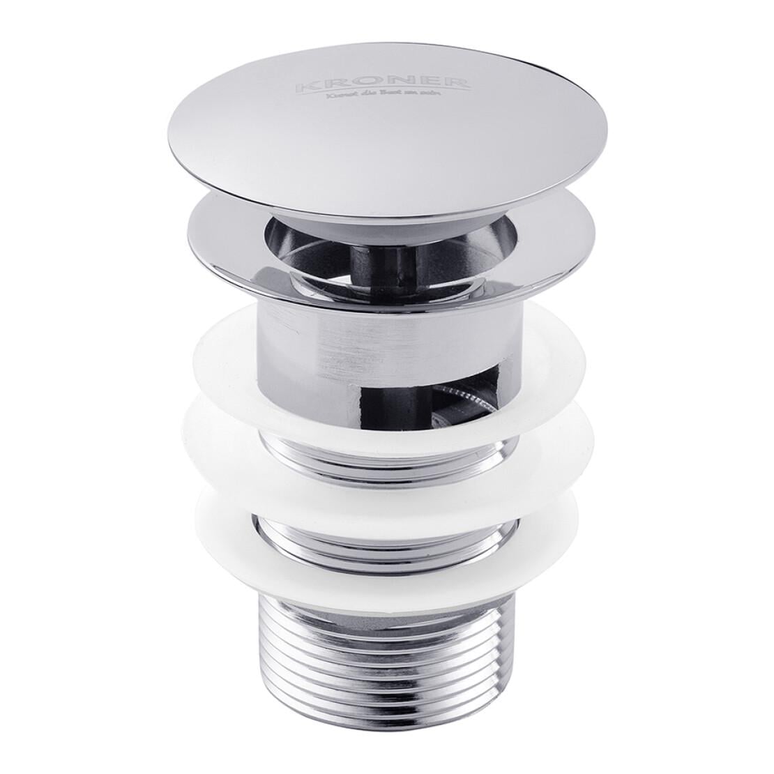 Донний клапан для раковин Kroner KRM C962 1 1/4" з переливом (CV022944)