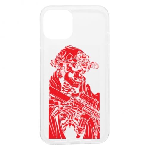 Чехол для iPhone 13 Череп снайпер