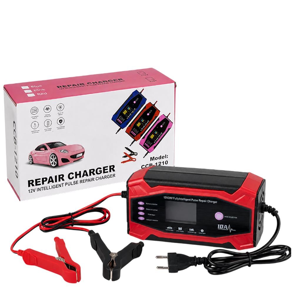 Зарядка для аккумулятора 12В/24В 10А AD26-34 интеллектуальная Pulse Repair (37-126158)