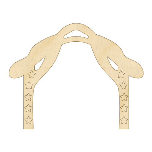 Заготовка из фанеры №06 Вертеп (5389)
